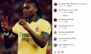 有情有义！莱奥社媒晒破门后致敬若塔照：安息吧，兄弟