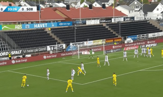 挪超半场：伯格、博格特破门，博德闪耀暂1-1萨普斯堡